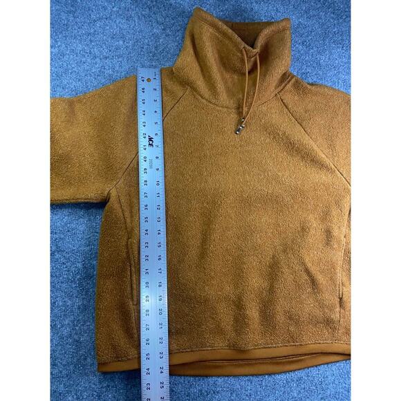 Nike Therma Fleece Long Neck Hoodie Burnt Sienna Brown Women's Size L - Picture 2 of 6